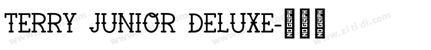 Terry Junior Deluxe字体转换